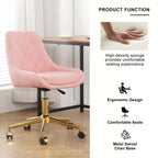 Chaise de bureau moderne réglable en polaire Teddy, petite chaise pivotante pour bureau, étude et studio