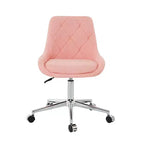 Chaise de bureau moderne réglable en polaire Teddy, petite chaise pivotante pour bureau, étude et studio