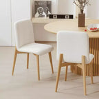 Chaise de salle à manger avec pieds en bois pour la cuisine et la salle à manger