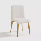 Chaise de salle à manger avec pieds en bois pour la cuisine et la salle à manger
