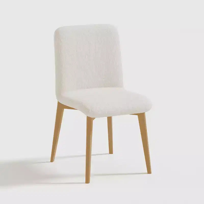 Chaise de salle à manger avec pieds en bois pour la cuisine et la salle à manger
