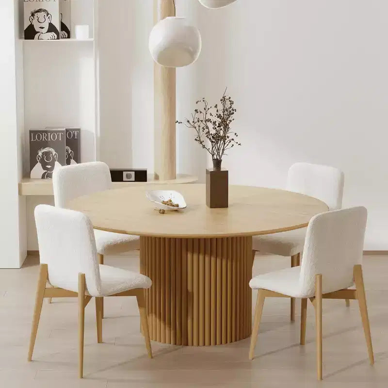 Chaise de salle à manger avec pieds en bois pour la cuisine et la salle à manger