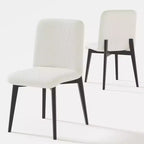 Chaise de salle à manger avec pieds en bois pour la cuisine et la salle à manger