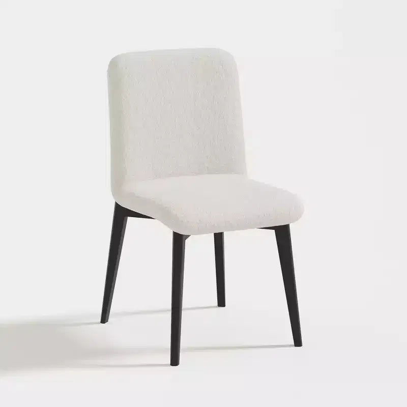 Chaise de salle à manger avec pieds en bois pour la cuisine et la salle à manger