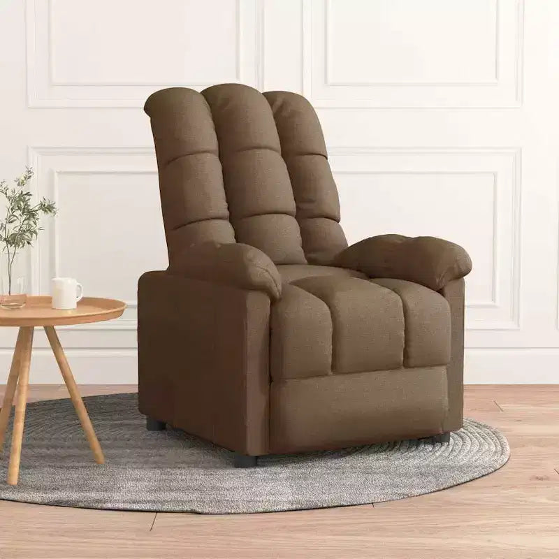 Fauteuil relax avec dossier et repose-pieds réglables, fauteuil de salon moderne avec siège rembourré épais pour salon et chambre à coucher