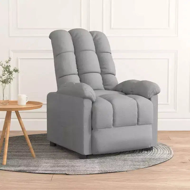 Fauteuil relax avec dossier et repose-pieds réglables, fauteuil de salon moderne avec siège rembourré épais pour salon et chambre à coucher