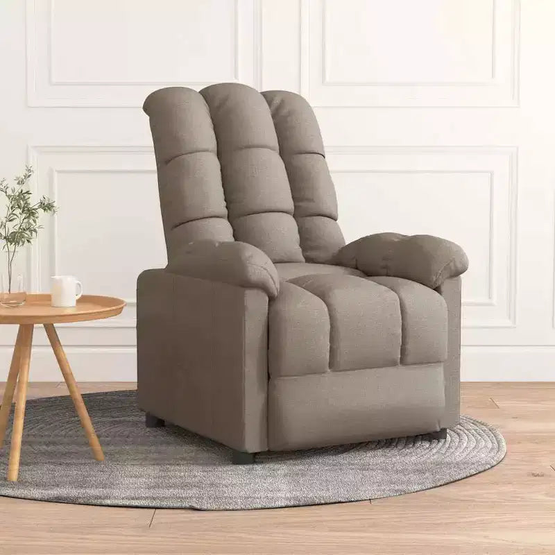 Fauteuil relax avec dossier et repose-pieds réglables, fauteuil de salon moderne avec siège rembourré épais pour salon et chambre à coucher