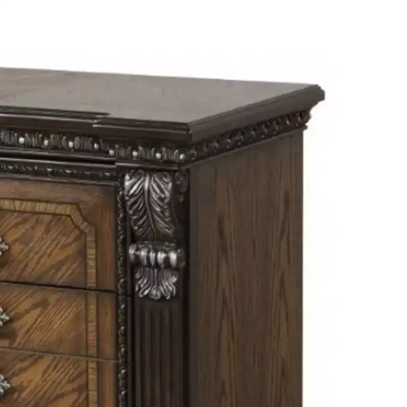 Table de chevet avec tiroir caché et chargement USB A/C