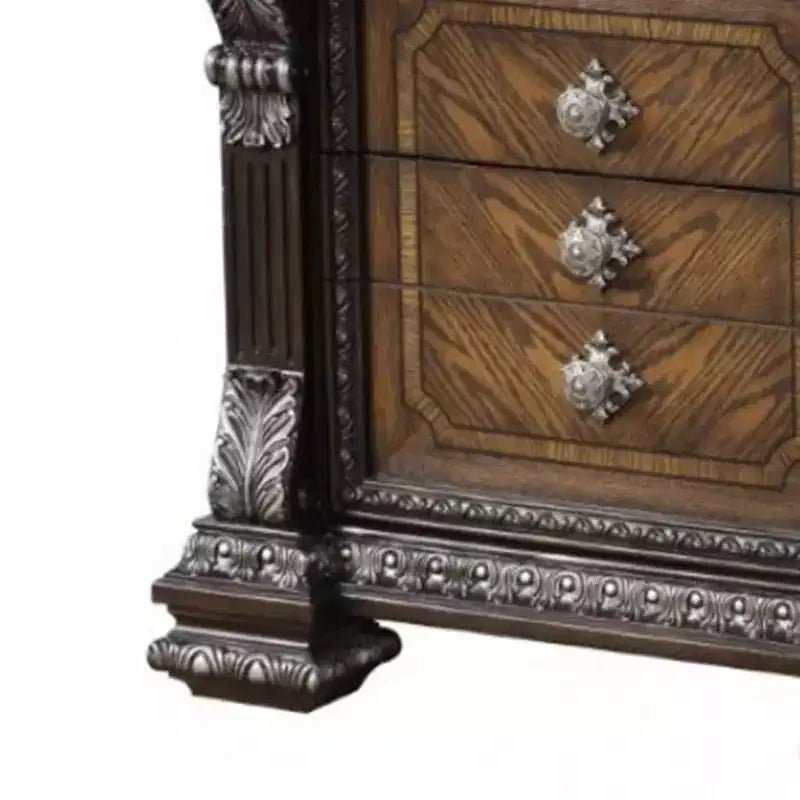 Table de chevet avec tiroir caché et chargement USB A/C