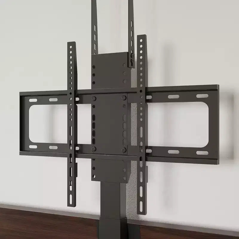 Meuble TV de jeu électrique à 9 tiroirs, centre de divertissement réglable en hauteur avec 2 prises de courant et unité de rangement TV de bureau divisé