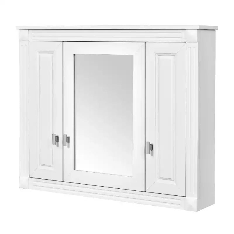 Armoire à pharmacie rectangulaire à montage en surface avec miroir et étagères réglables (L x H)