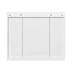 Armoire à pharmacie rectangulaire à montage en surface avec miroir et étagères réglables (L x H)