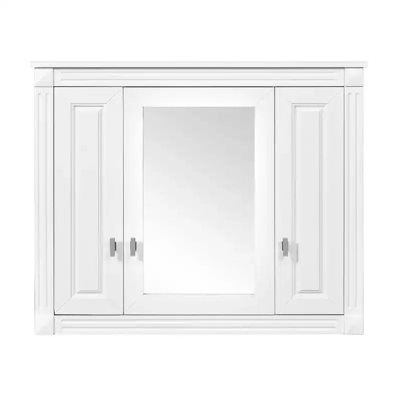 Armoire à pharmacie rectangulaire à montage en surface avec miroir et étagères réglables (L x H)