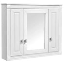 Armoire à pharmacie rectangulaire à montage en surface avec miroir et étagères réglables (L x H)
